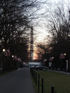 The Monument at Sunset